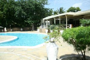 A swimming pool at a Kenya coast property, the kind of detail guests mention in reviews