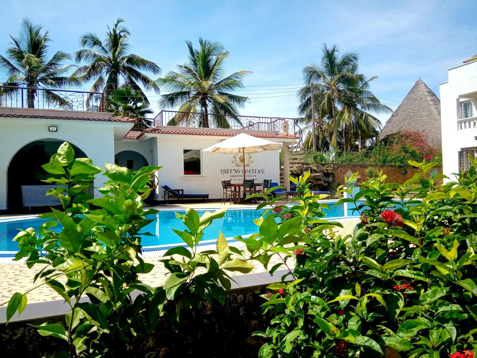 Boutique hotel with swimming pool on the Kenya coast